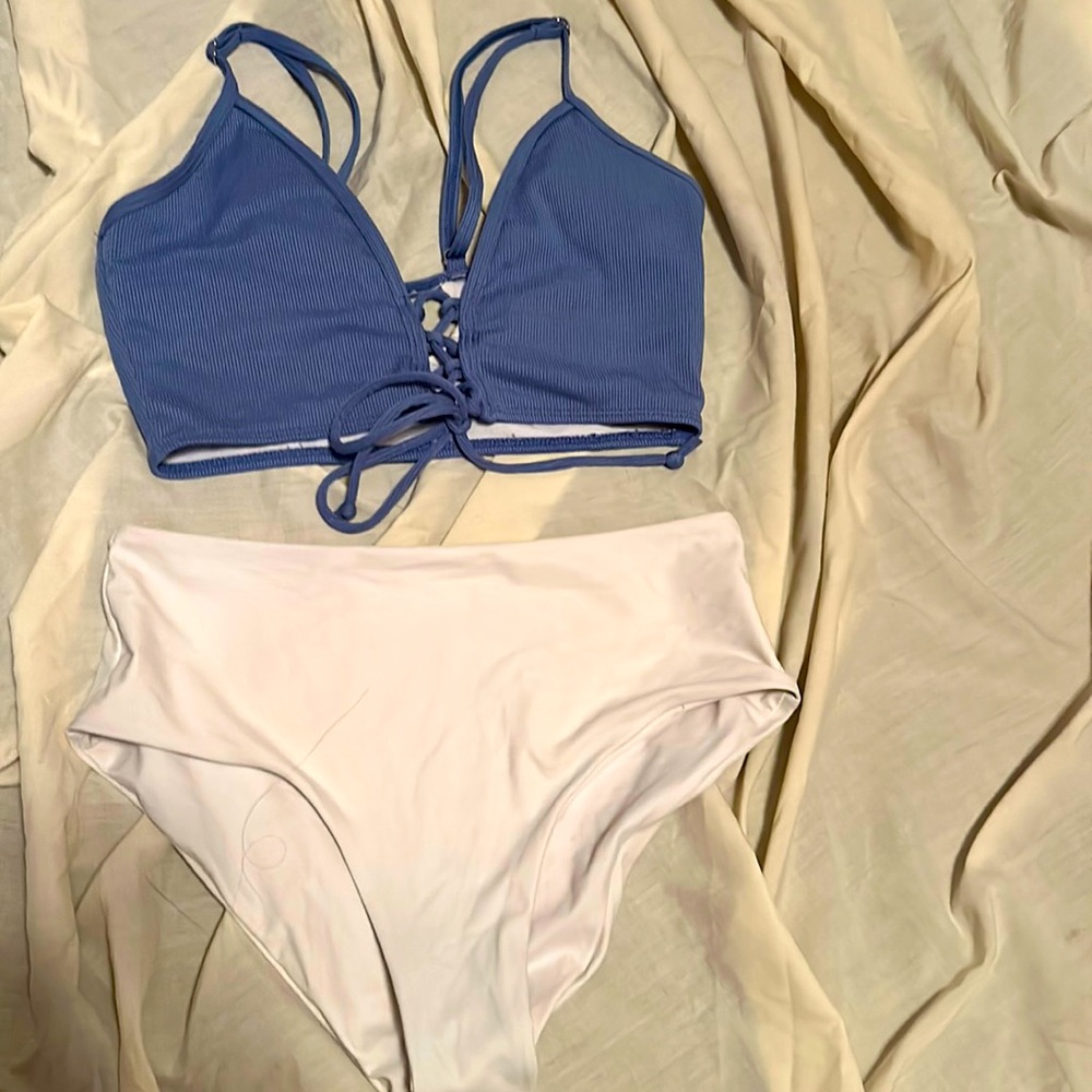 two piece bathing suit